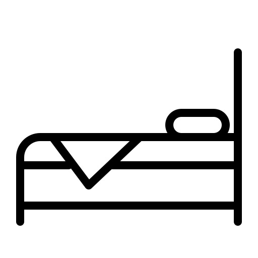 Bed runner icon